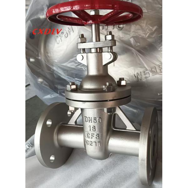 Stainless Steel Flanged Yoke Flexible Wedge Gate Valve Non-rising Stem Full Port