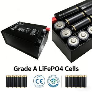 72V 50Ah Lithium Ion Battery with 1500 Cycles and LiFePO4 Cathode for Electric