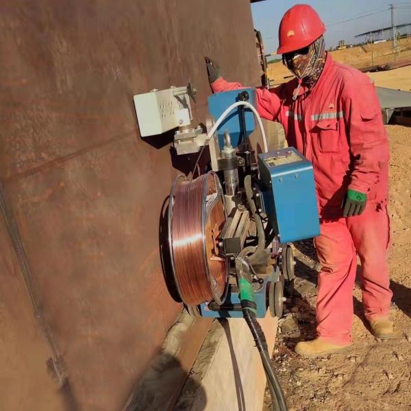 Tractor de solda de filé de frequência intermédia para desempenho estável do tanque de óleo e dos tubos