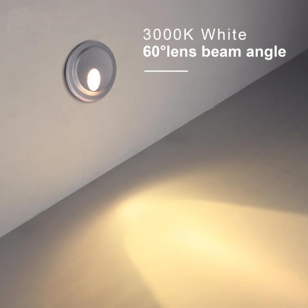1W Aluminum Housing Wall Lights Weather-Resistant Downward 60° IP65 Waterproof For Outdoor Use