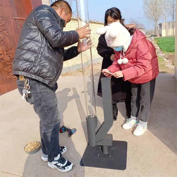 Garden 80cm Wood Burning Patio Heater / Pellet Stove Heater Outdoor Indoor