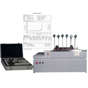 HDT VICAT Testing Machine with advanced temperature control system ensuring