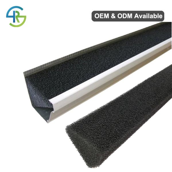 4ft Gutter Filter Foam 1200mm Custom Sponge Gutter Guards For Leaf & Debris Filtration