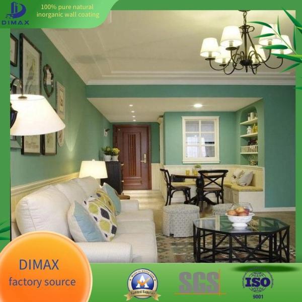 Roll Method Odorless Alkali Resistant Multi Function Natural Inorganic Mineral Wall Paint
