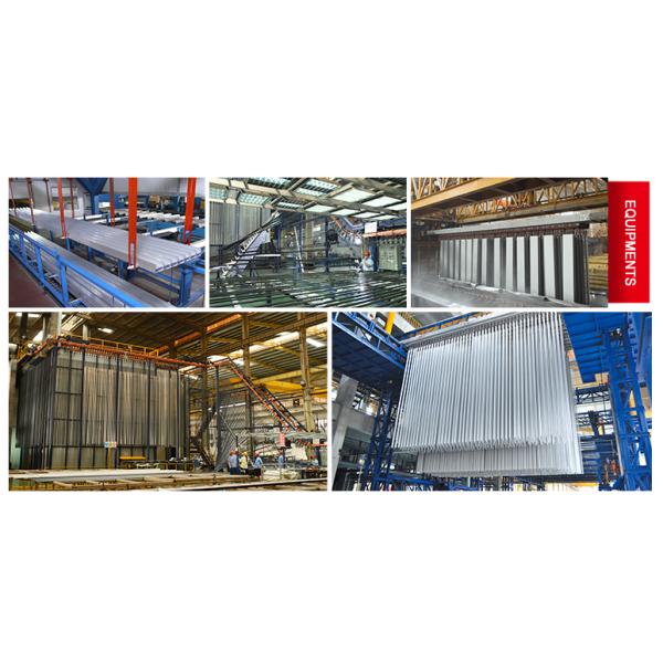 Powder Coating Aluminium Window Profiles Section For Commercial / Apartment Building