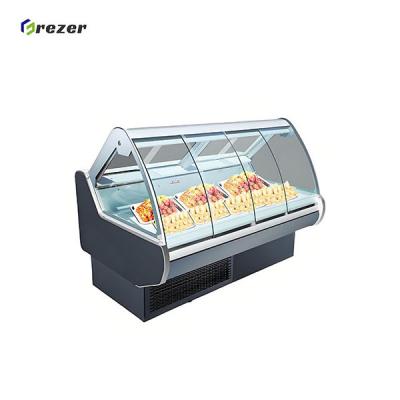 1.5M / 2M Commercial Deli Coolers 220V Deli Refrigerated Case For Sausage