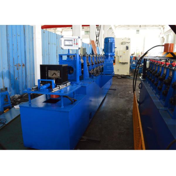 Gcr15 Steel Roller Upright Angle Roll Forming Machine Chain Driven