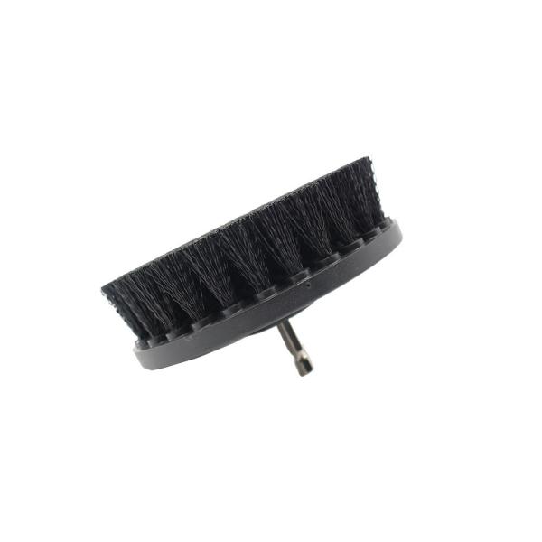 4 Pcs 3.5 Inch Car Wash Drill Brush For Cleaning Car Seats