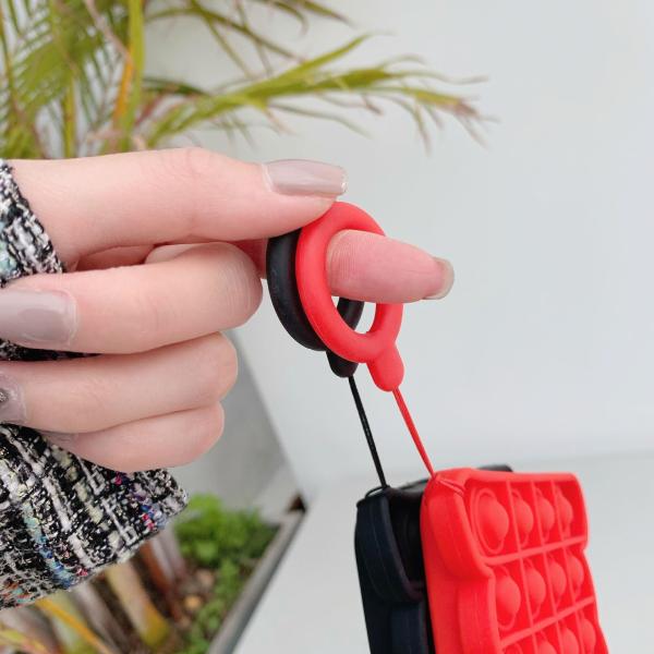 TPU Push Pop It Fidget Toy Phone Case Stress Relief For Iphone 12