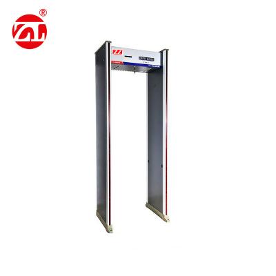 Caminhada de 6 zonas através da máquina do detector de metais com luz do alarme do quadro de porta/diodo emissor de luz