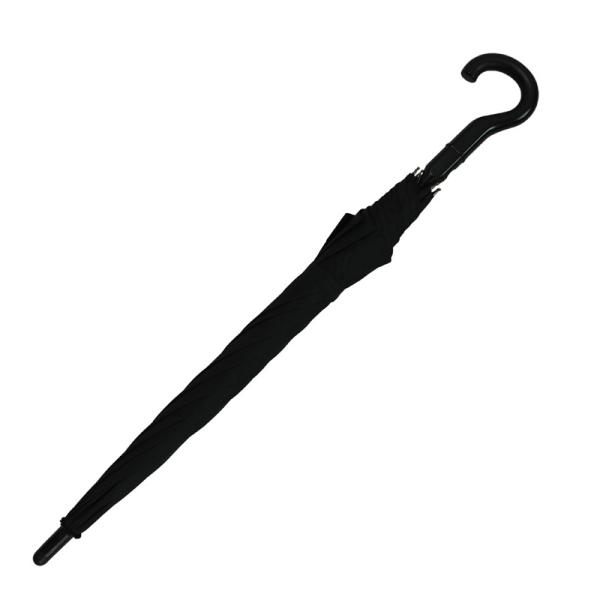 Crutch Walking Stick Handle Windproof Automatic Straight Umbrella with One-Click Open