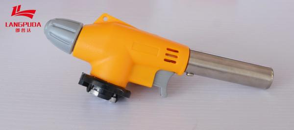 Safety Lock Adjustable Welding Torch Gun , 17.5cm Butane Brazing Torch