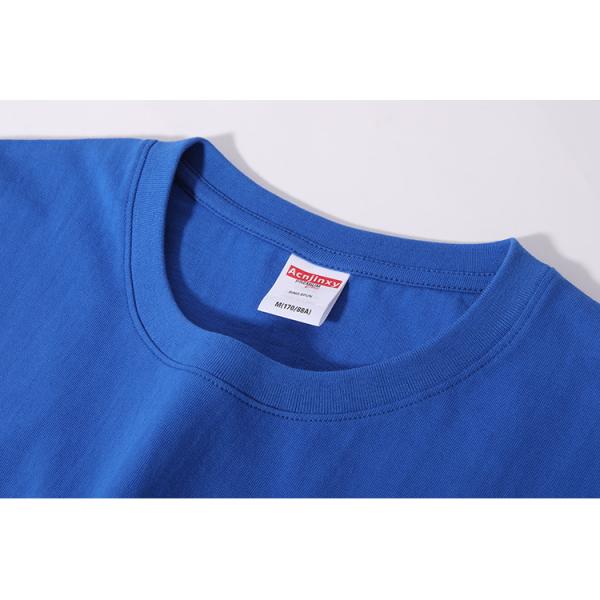 T-shirts à manches longues en blanc 280gm ordinaire 100% coton Homme T-shirt en coton épais surdimensionné