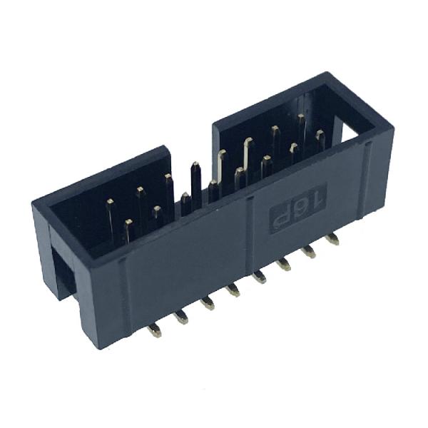 2.54mm SMT SMD Male Shrouded Connectors PA6T UL94V-0 Male Header Connector