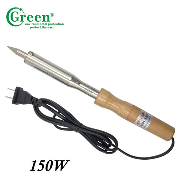 Wooden Handle Industrial Soldering Iron 300-2000 ℃ 110V / 220V Lead Free Material