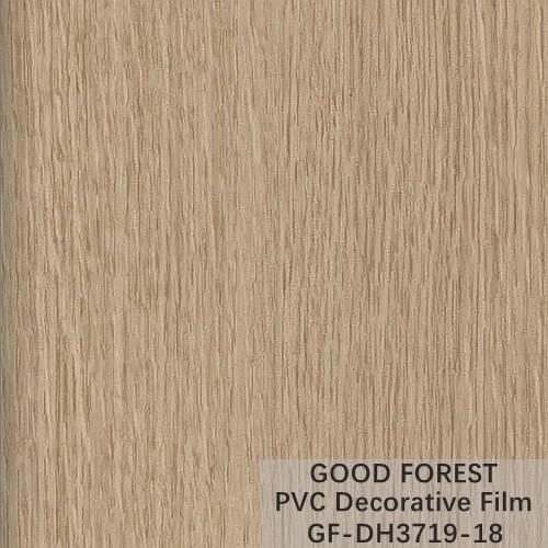 Flowability PVC Decorative Film Scratch Resistance Wooden Grain