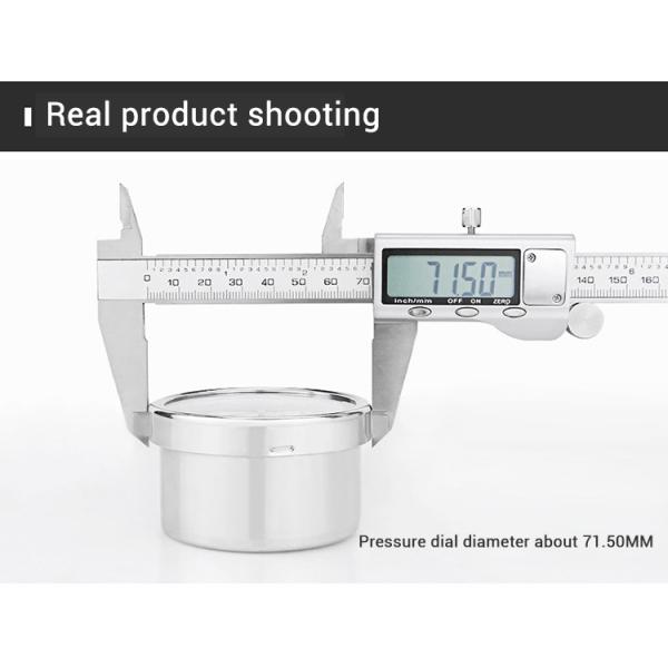 YE60BF M14*1.5 Isolation Diaphragm Capsule Pressure Gauge for Liquid Gas Measurement