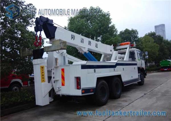 Power Dongfeng Independent 6X4 Road Wrecker Tow Truck Cummins 260 Hp Engine