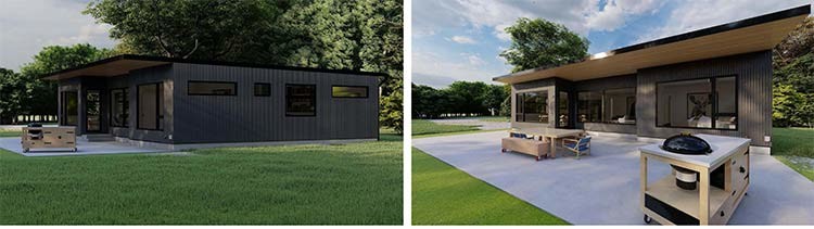 AS/NZS/USA Standard Luxury Prefab Villa Or Office - Light Steel Kit Модульный дом