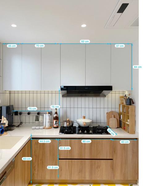 Custom 3D Design Modern Melamine Particle Board Wood Kitchen Cabinet