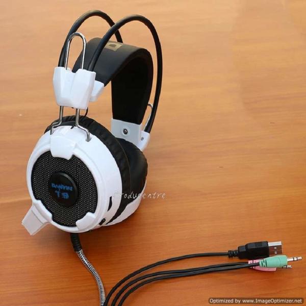 Wired Over Ear gaming Headphone Noise reduction ear pads and DC jack USB connector for PS4