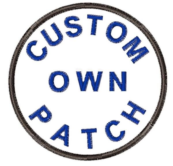 OEM ODM Fabric 25mm School Logo Iron On Patches For Sweatshirts