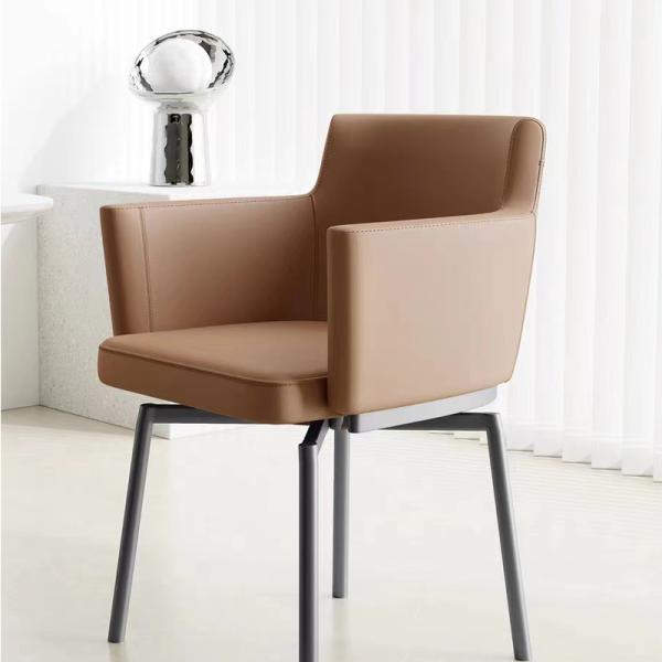Nordic Metal Dining Chair Hotel Restaurant Home Furniture Modern Simple Leisure Chair Cafe Leisure Chair