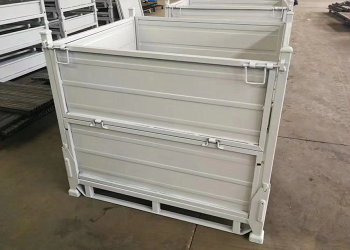 Контейнер паллета металла коробки Stillage хранения OEM пудрит покрытый финиш
