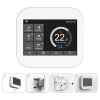 Thermostat WiFi à domicile: chauffage par le sol, programmable, 50 Hz/60 Hz, personnalisable
