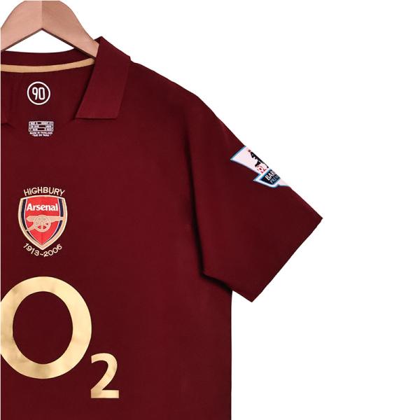 Arsenal 2005-2006 Retro Home Jersey Group Customization Exclusive Classic Reproduction
