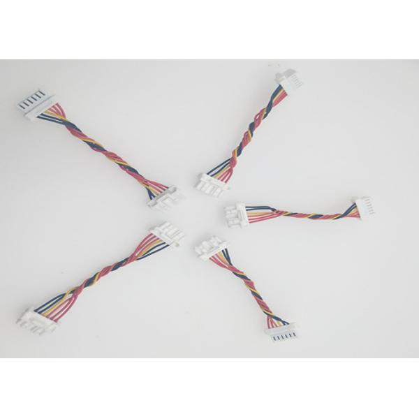 Les deux câblage fait sur commande Molex 502439-0600 de Pin des fins 6 câble tordu 26 par A.W.G.