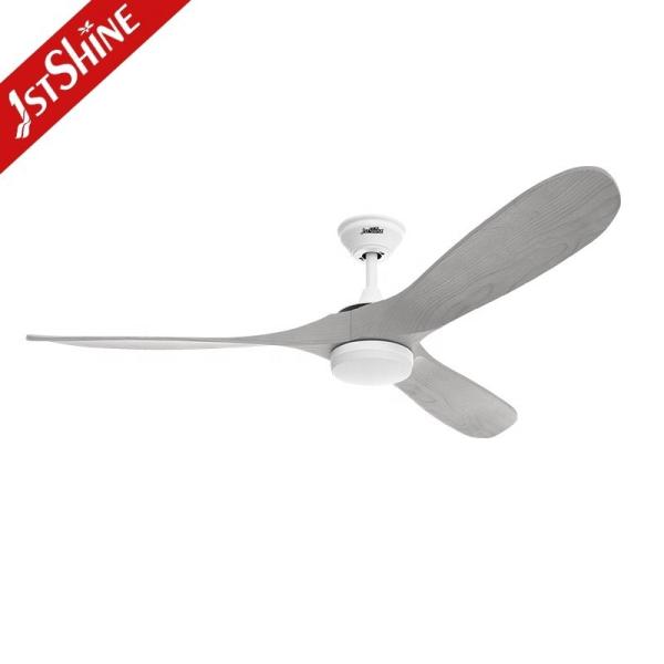 1stshine Ventilador decorativo de teto com luz LED e controle Wi-Fi inteligente 60 Tamanho da lâmina