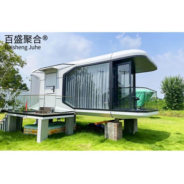 Planos padrão Casa de cápsula espacial solar Luxo Casas pré-fabricadas modernas em estilo Camp House