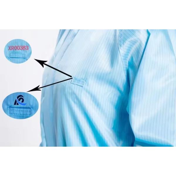 Качественная одежда ESD Производитель Чистая комната Антистатическая рабочая одежда Одежда ESD Смоковая одежда для промышленности