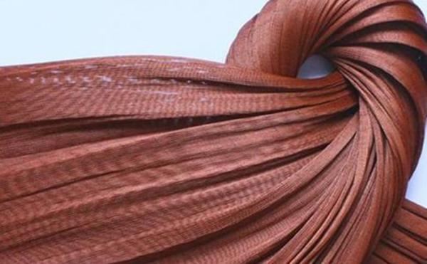 420D 100% Nylon Tyre Cord Fabric , Brown Color Rubber Hoses Fishing Fabric