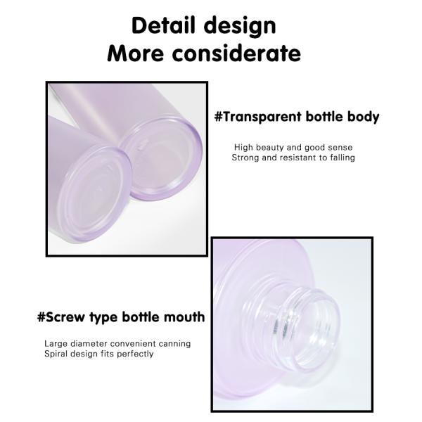 Innovative luxury cosmetics packaging bottle, jellyfish design series cosmetics bottle -170ml