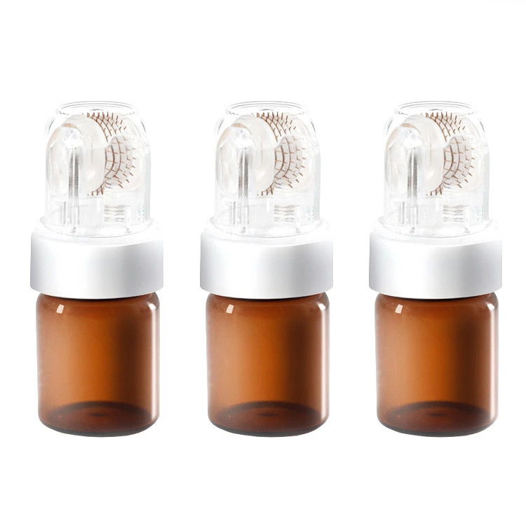 NO Plugs Type Newly Designed 42/150Gold Titanium Microneedle Hydra Stamphydra Roller for Skin Rejuvenation