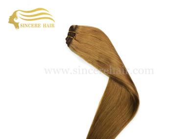 Hot 24 Inch Hair Weft Extensions for Sale, Hot Selling 60 CM Brown STB Remy Human Hair Weft Extensions 100 Gram For Sale