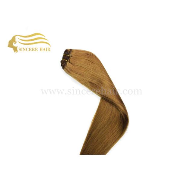 Hot 24 Inch Hair Weft Extensions for Sale, Hot Selling 60 CM Brown STB Remy