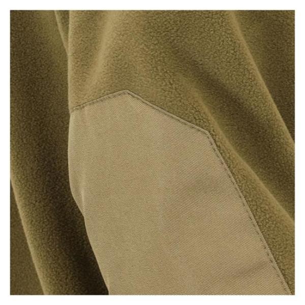 Abrasion Reinforced Air Force Coyote Brown Fleece Jacket With Mesh Lining Military Garments