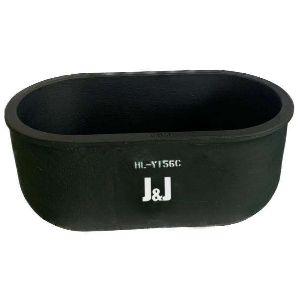 Laboratory / Industrial Large Graphite Crucible Chemical Resistant