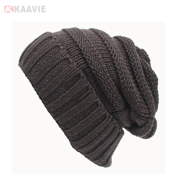 58cm Unisex soft beanie hat Winter Womens Beanie Hat With Pom Pom