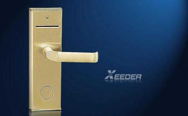 Gold Hotel Style Door Lock Stainless Steel 304 Material L5118-IC