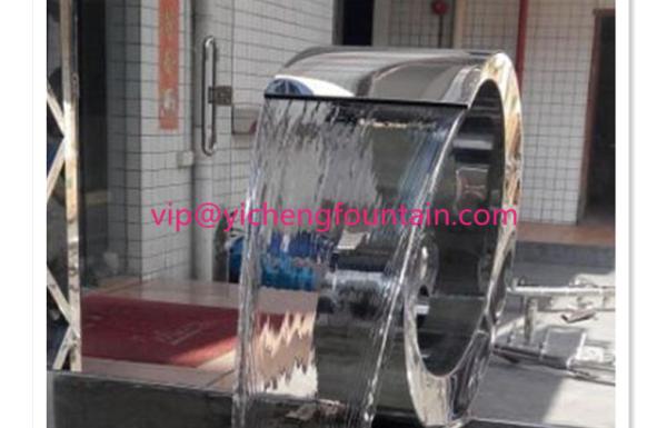 SS304 Swimming Pool Accessories Waterfall Water Curtain With / Without LED Lighting