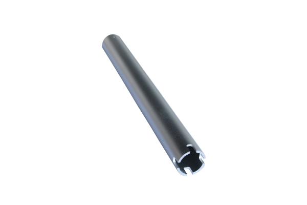Silver Anodize Aluminum Alloy Extruded Profiles Of LED Fluorescent Tube For Daylight & Sunlight Lamp