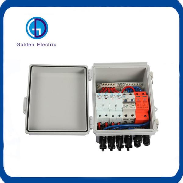 Solar Energy 2 String PV Combiner Box Waterproof IP65 Streamlined Installation