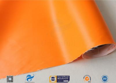 tela revestida da fibra de vidro do silicone da laranja de 0.5mm para a cobertura do fogo da isolação térmica
