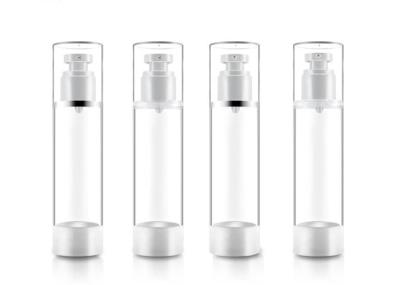 15ml 30ml Transparent Plastic Bottle , Serum Pump Bottle Highly Clean