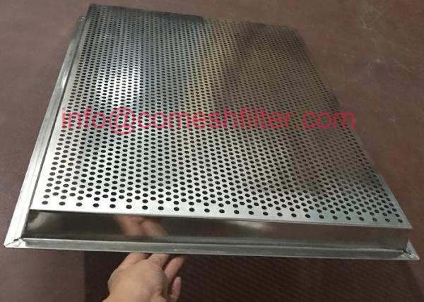 Customized Perforated Baking Trays For Drying Herb - Medicine , 460 X660 Mm Size