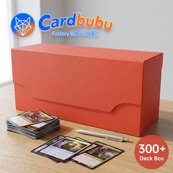 OEM PP Plastic Deck Box 300 Cards With Dividers Yugioh MTG Custom Yugioh